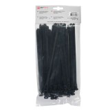 Set de 50 buc Coliere de Plastic, 200 mm x 7,6 mm culoare negru,Hofftech,rezistente UV