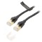 Patch Cord S/FTP Cat 8 Negru 1m