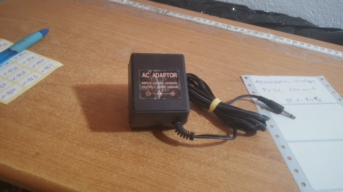 Alimentator Vintage 9VDC 500 mA #1-945