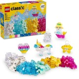 LEGO&reg; Classic - Cutie transparenta magica 11040, 340 piese
