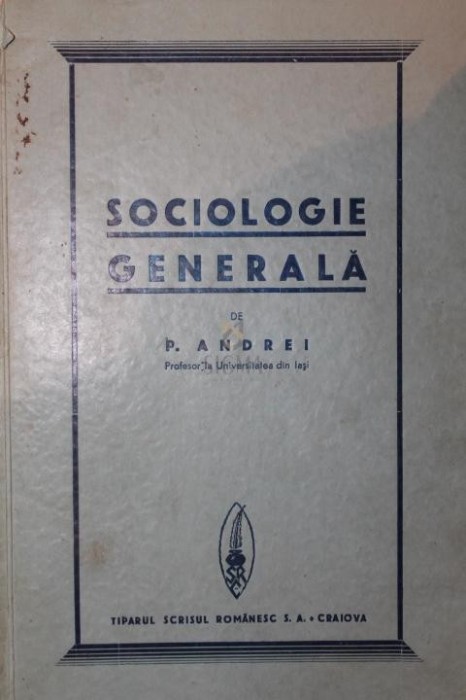 SOCIOLOGIE GENERALA