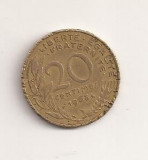 Moneda Franta - 20 Centimes 1963 v3, Europa