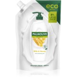Palmolive Naturals Milk &amp; Honey gel de dus anti-stres rezervă 1000 ml