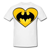 Tricou &quot; Batman heart logo &quot;