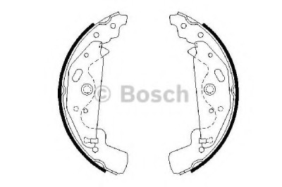 Set saboti frana LAND ROVER FREELANDER (LN) (1998 - 2006) BOSCH 0 986 487 643 foto