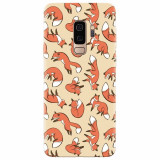 Husa silicon pentru Samsung S9 Plus, Red Foxes