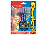 Carioca Maped Color'Peps Monster 12 culori/set