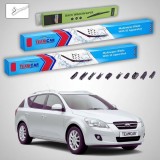 Cumpara ieftin Ștergătoare Kia Ceed I SW ED 2007-2009 | Set Față și Spate Flat Premium &ndash; TeamCar&reg;