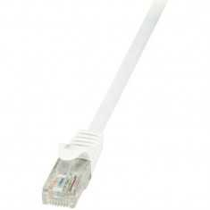 Cablu U/UTP Logilink EconLine Patchcord Cat 6 10m Alb foto