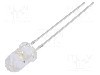 Dioda LED, 5mm, alb cald, 4500mcd, 7,5...13mA, 3...13V, OPTOSUPPLY - OSM54K5A31A-VVLED