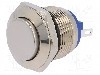 Intrerupator anti-vandalism, OFF-(ON), &Oslash;19mm, ONPOW - GQ19H-10/J/N