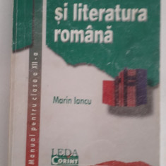 Limba si literatura romana Manual pentru clasa a XII a