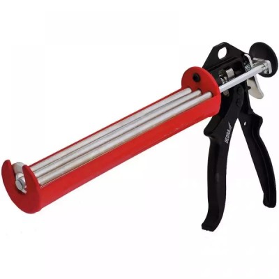 Pistol pentru aplicare din tuburi tip schelet, cu ghidaj dublu pentru mase dense foto