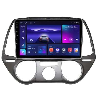Navigatie dedicata cu Android Hyundai i20 2008 - 2012, clima manuala, 3GB RAM, foto
