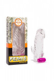 Manson Penis Sleeve With Vibration Clear