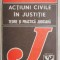 Actiuni civile in justitie. Teorie si practica judiciara &ndash; Constantin Crisu