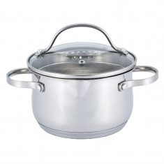 Întinzător cu placă și orificii de lichid Voltz V51210D24, 24 cm, 6 litri, Inducție, Inox