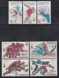Cehoslovacia 1980 - Jocurile Olimpice - Lake Placid si Moscova, 2 Serii, MNH, Nestampilat
