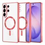 Husa MagSafe pentru Samsung Galaxy S26 Ultra S948, Techsuit, Luxury Crystal, Rosie