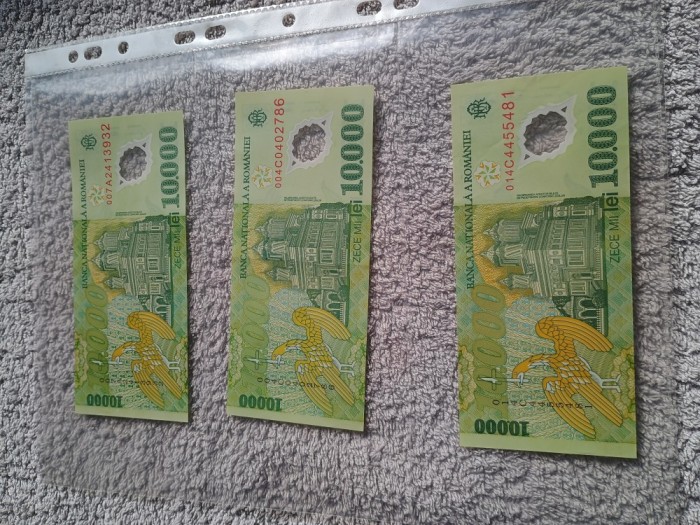 Vand lot 6 bancnote Romanesti, stare foarte buna !!