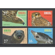 Romania 2017 - LP 2145 nestampilat - Specii periclitate - serie