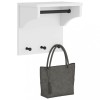 VidaXL Suport pentru haine &quot;SANDNES&quot; alb 43x30x42 cm lemn masiv de pin 4010456