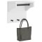 vidaXL Suport pentru haine &quot;SANDNES&quot; alb 43x30x42 cm lemn masiv de pin 4010456