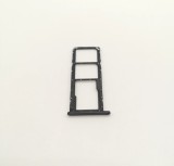 Huawei Y6 (2019) Suport (tava) SIM negru MRD-LX1F MRD-LX1 MRD-LX3 SWAP