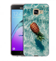 Husa Samsung Galaxy A3 2016 A310 Silicon Gel Tpu Model Floating Pineapple foto