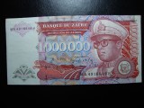 ZAIR 1000000 ZAIRES 1992 EXCELENTA