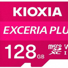 Card de memorie microSDXC Kioxia Exceria Plus (M303) 128GB,UHS I U3+ adaptor, LMPL1M128GG2