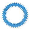 TPR inel din cauciuc cu țepișori - albastru 12,5cm