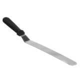 Spatula cofetarie, 32 x 3 cm, argintiu / negru