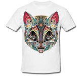 Cumpara ieftin Tricou &quot; Psychedelic cat &quot;