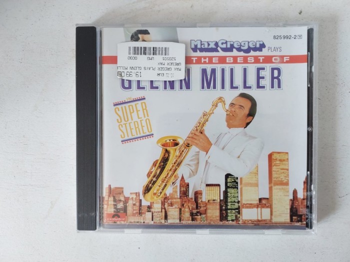 #CD: Max Greger &ndash; Max Greger Plays The Best Of Glenn Miller In Super-Stereo, Jazz, saxofon,