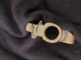 cheie masiva bronz originala pentru lacat,incuietoare,broasca usa,antichitate