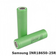 Samsung INR18650-25R 2500mAh 20A Con?inutul pachetului 1 Bucata, Tip Fara buton foto