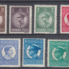 ROMANIA 1930 LP 86 CAROL II FILIGRAN PTT (UZUALE) GUMA ORIGINALA SERIE SARNIERA