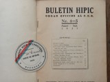 Cumpara ieftin REVISTA Buletin hipic ,1937, nr 4-5 + CARTE DE INTRARE LA CONCURS HIPIC, 1939
