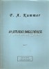10 Studii Melodice F.A. Kummer - Grafoart Bucuresti, 2007 - Carte Arta Muzicala, 13 Pagini, Romana