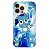 Husa compatibila cu Apple iPhone 15 Pro Max model Happy Fairy Tail, Silicon, TPU, Viceversa, Transparent, Carcasa