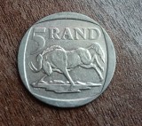 C50 - Moneda foarte veche - 5 rand - Africa de Sud - 1998