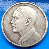 Adolf Hitler 1934 Svastica 5 Reichs Mark 36 mm, Europa