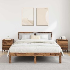 vidaXL Dulap de noapte 2 pcs Lemn vechi 40 x 35 x 50 cm Lemn compozit 871919