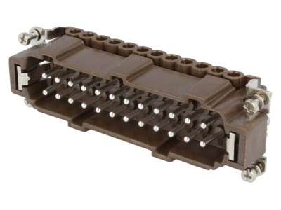 Conector HDC tată 24 PE 16A 500V foto