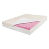 Saltea Pat Ortopedica Bio Bumbac Reversibila 120x200 cm, 26 cm grosime, Fermitate Duala, Husa Lavabila, Antiacarieni