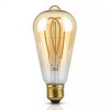 BEC LED ST64 E27 5W CU FILAMENT 2200K MODEL EDISON, V-TAC