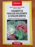 Daniel David, Fundamente de psihologie evoluționistă și consiliere genetică. Integrări ale psihologiei și biologiei