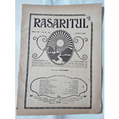 Revista Rasaritul, anul VII, nr.37-40/1925