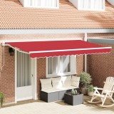 VidaXL Material de &icirc;nlocuire pentru marchiză pentru cadru de 4x2 m Roșu